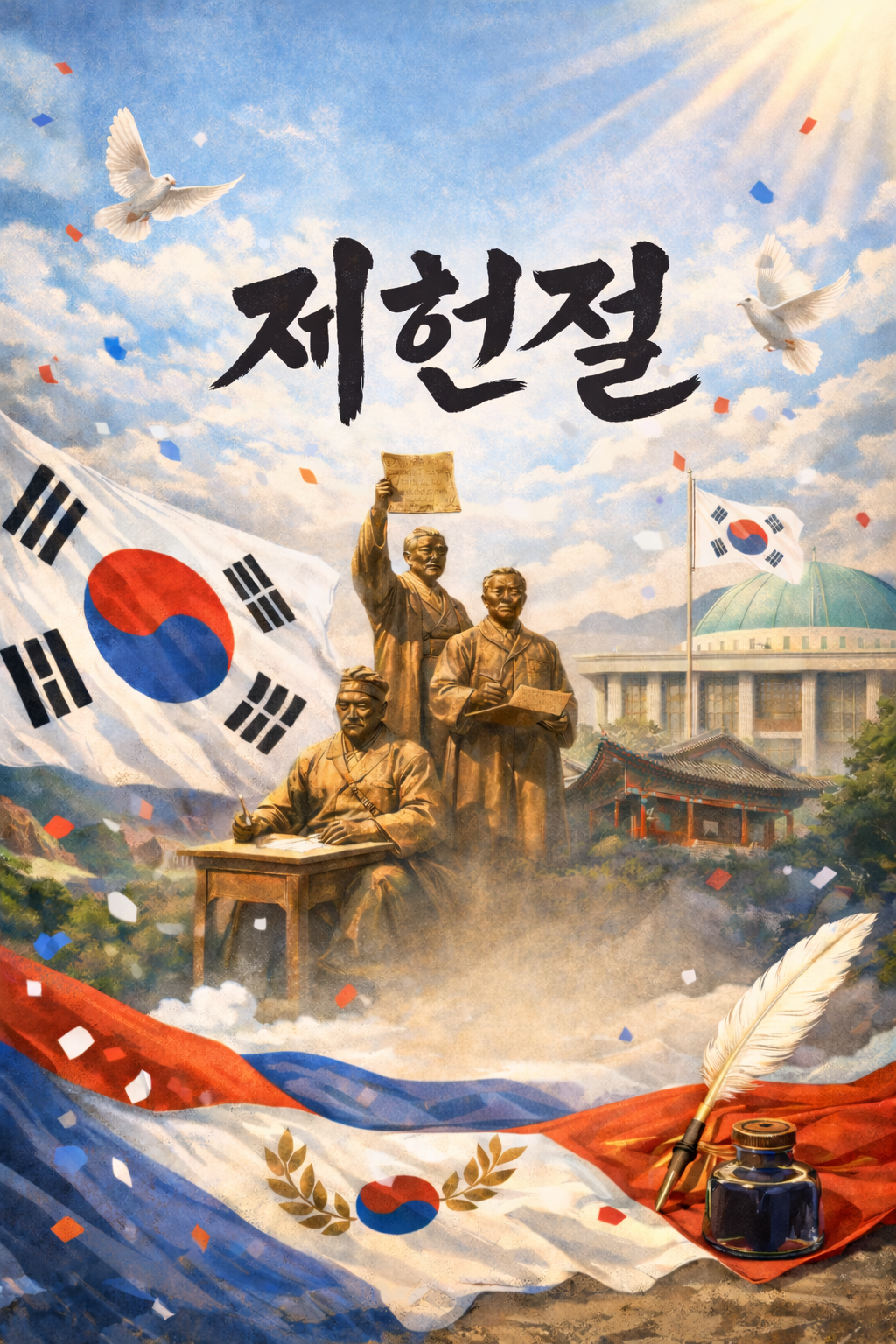 제헌절, 18년 만에 다시 쉰다…공휴일 재지정 확정