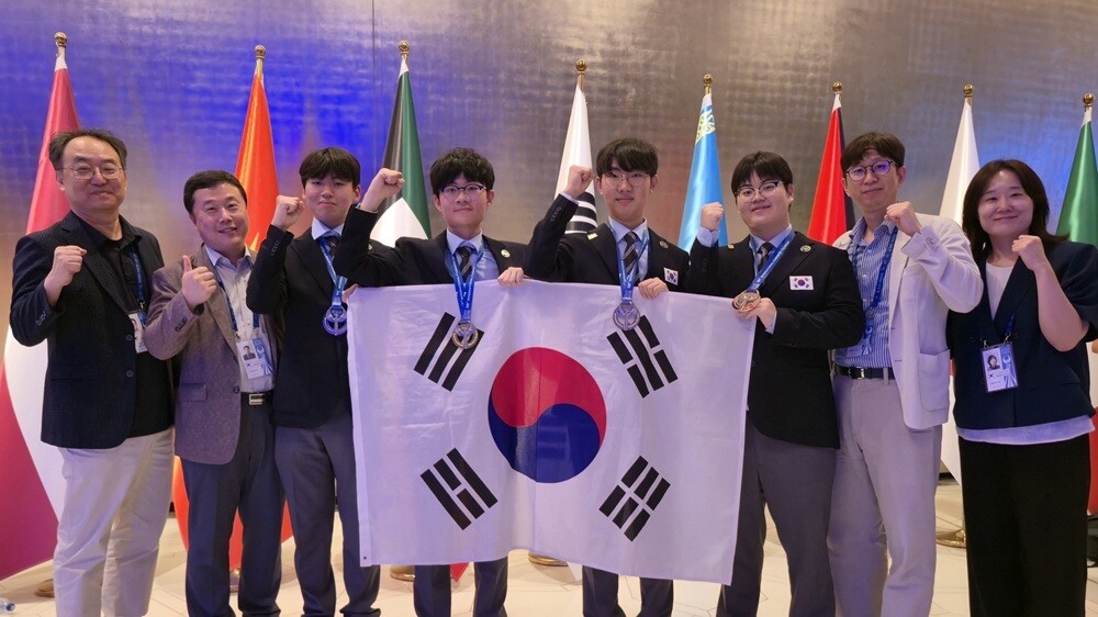 한국 화학영재 세계서 빛났다…국제화학올림피아드 전원 메달 획득